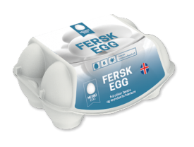 Fersk egg 6 stk