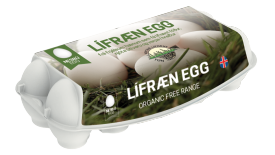 Lífræn egg 10 stk